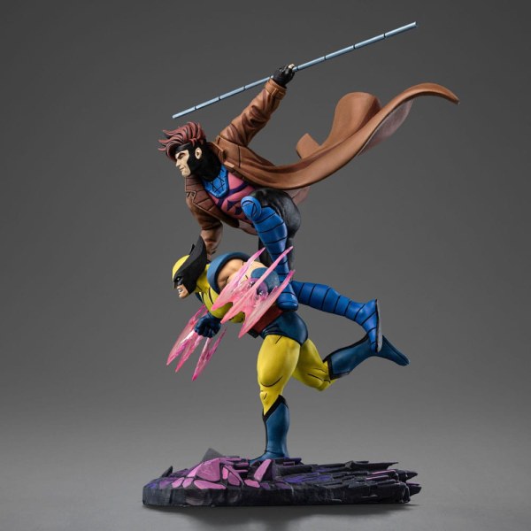 Marvel beeldje 1/10 Deluxe Art Scale X-Men´97 Gambit & Wolverine 29 cm