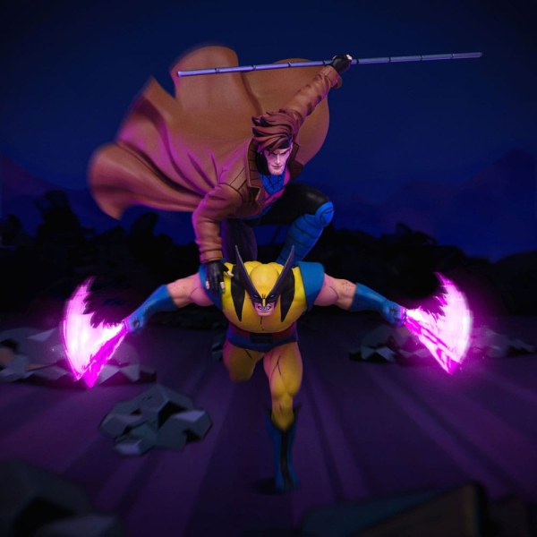 Marvel beeldje 1/10 Deluxe Art Scale X-Men´97 Gambit & Wolverine 29 cm