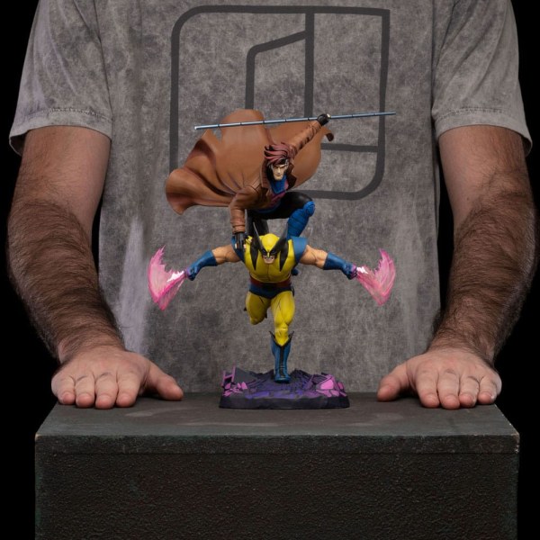 Marvel beeldje 1/10 Deluxe Art Scale X-Men´97 Gambit & Wolverine 29 cm