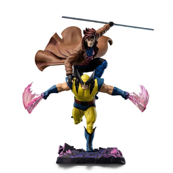 Marvel beeldje 1/10 Deluxe Art Scale X-Men´97 Gambit & Wolverine 29 cm