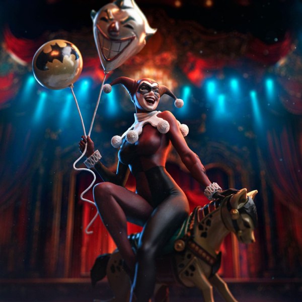 DC Comics beeldje 1/10 Art Scale Harley Quinn Unleashed 30 cm