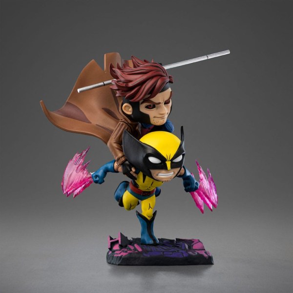 X-Men 97 Mini Co. PVC figuur Gambit en Wolverine 23 cm