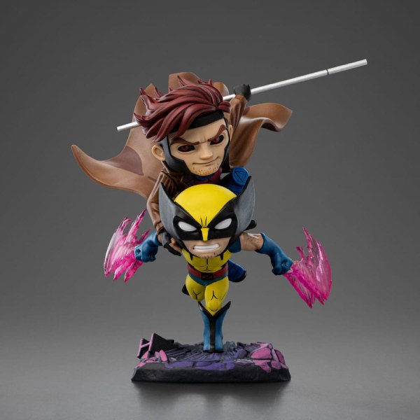 X-Men 97 Mini Co. PVC figuur Gambit en Wolverine 23 cm