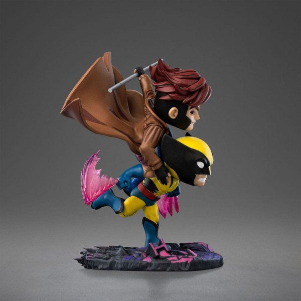 X-Men 97 Mini Co. PVC figuur Gambit en Wolverine 23 cm