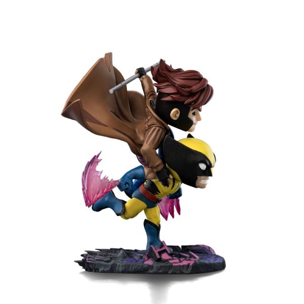 X-Men 97 Mini Co. PVC figuur Gambit en Wolverine 23 cm