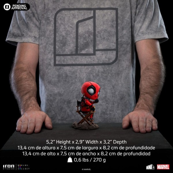 Marvel Deadpool & Wolverine Mini Co. PVC Deadpool figuur 13 cm