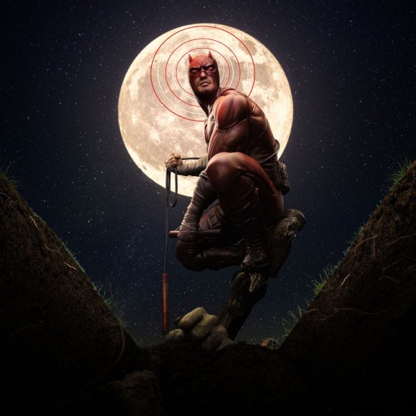 Marvel beeldje 1/10 Deluxe Art Scale Daredevil Unleashed 22 cm