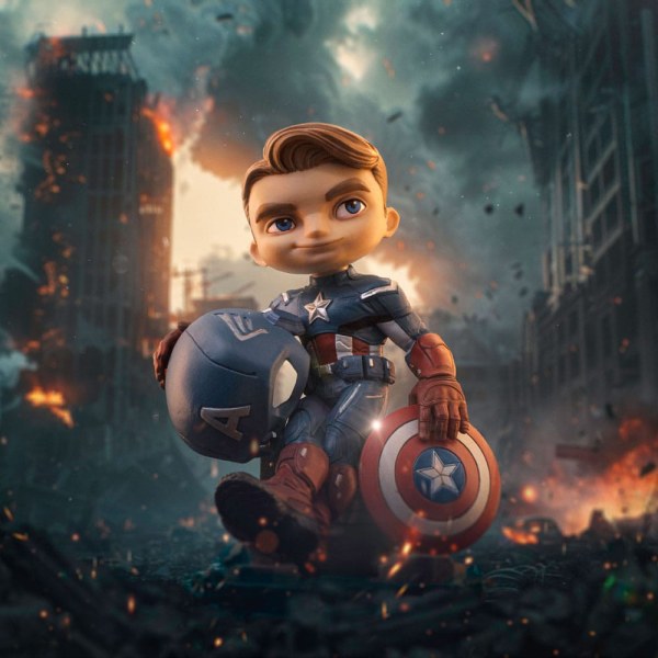 Avengers Infinity Saga Mini Co. PVC figuur Captain America 14 cm