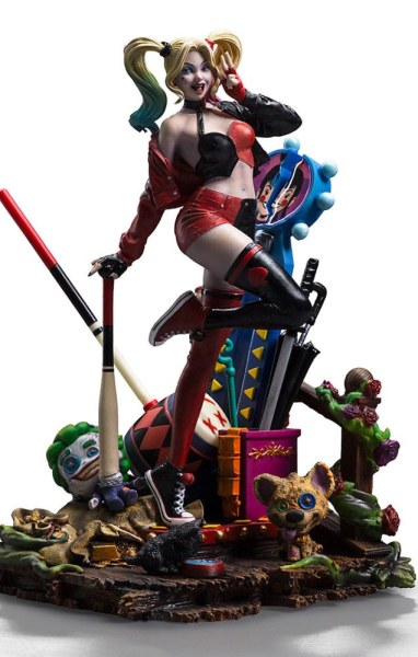 DC Comics beeldje 1/10 Deluxe Art Scale Harley Quinn (Gotham City Sirens) 22 cm