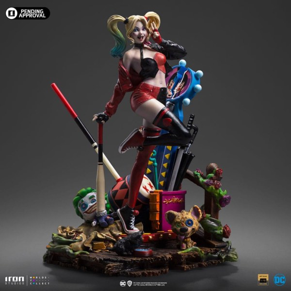DC Comics beeldje 1/10 Deluxe Art Scale Harley Quinn (Gotham City Sirens) 22 cm