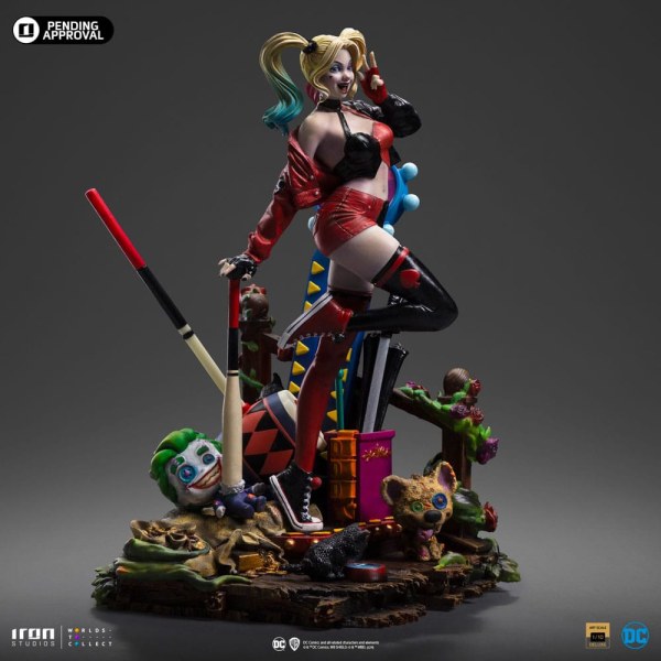 DC Comics beeldje 1/10 Deluxe Art Scale Harley Quinn (Gotham City Sirens) 22 cm