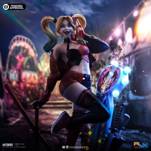 DC Comics beeldje 1/10 Deluxe Art Scale Harley Quinn (Gotham City Sirens) 22 cm