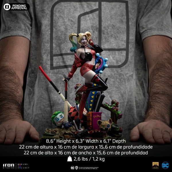 DC Comics beeldje 1/10 Deluxe Art Scale Harley Quinn (Gotham City Sirens) 22 cm