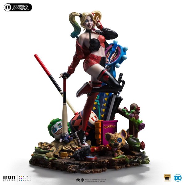 DC Comics beeldje 1/10 Deluxe Art Scale Harley Quinn (Gotham City Sirens) 22 cm