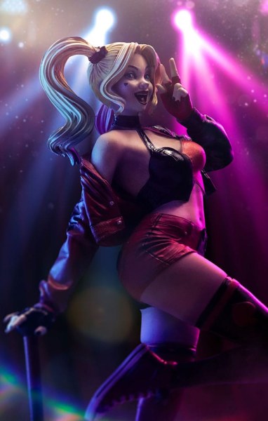 DC Comics beeldje 1/10 Art Scale Harley Quinn (Gotham City Sirens) 22 cm