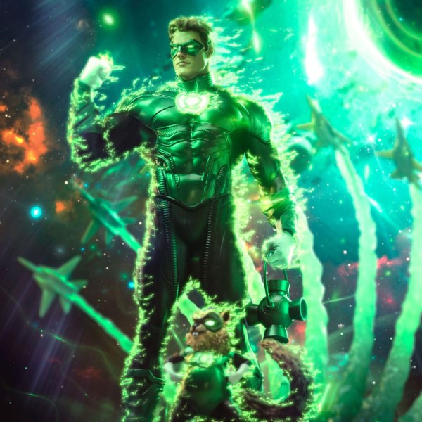DC Comics Beeldje Deluxe Art Scale 1/10 Green Lantern Unleashed 24 cm
