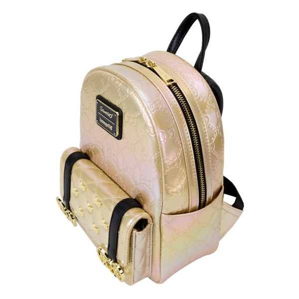 Hello Kitty 50th Anniversary by Loungefly rugzak Mini Metallic Goud