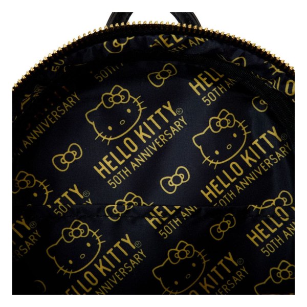 Hello Kitty 50th Anniversary by Loungefly rugzak Mini Metallic Goud
