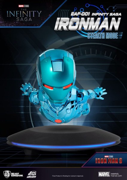 Marvel beeldje Egg Attack Floating The Infinity Saga Ironman Stealth Mode 16 cm