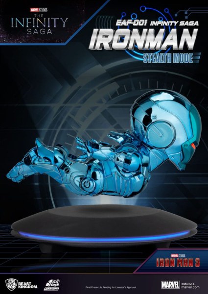 Marvel beeldje Egg Attack Floating The Infinity Saga Ironman Stealth Mode 16 cm
