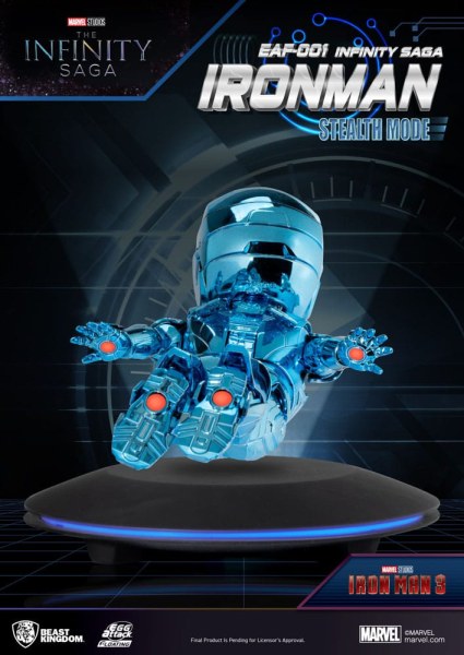 Marvel beeldje Egg Attack Floating The Infinity Saga Ironman Stealth Mode 16 cm