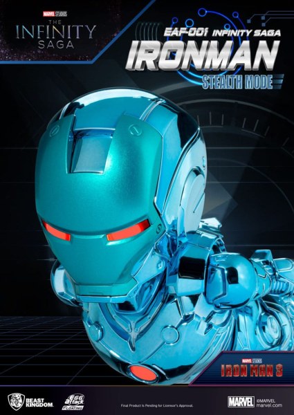 Marvel beeldje Egg Attack Floating The Infinity Saga Ironman Stealth Mode 16 cm