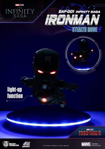 Marvel beeldje Egg Attack Floating The Infinity Saga Ironman Stealth Mode 16 cm