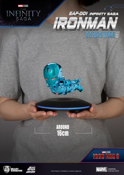 Marvel beeldje Egg Attack Floating The Infinity Saga Ironman Stealth Mode 16 cm