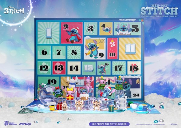 Lilo & Stitch adventskalender Mini Egg Attack Stitch viering Figurenset (Cookie) 10 cm