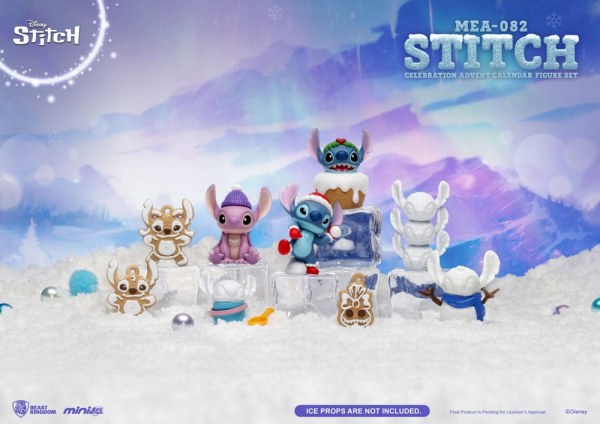 Lilo & Stitch adventskalender Mini Egg Attack Stitch viering Figurenset (Cookie) 10 cm
