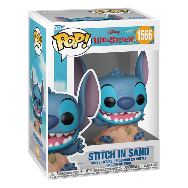 Lilo en Stitch POP! 1566 Vinyl Figuur Stitch in Zand 9 cm