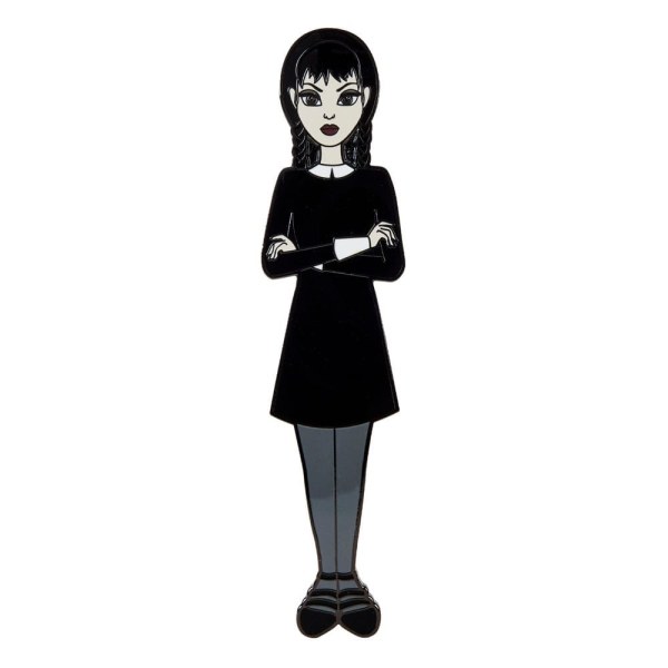 Woensdag door Loungefly Pin set 4 geëmailleerde pins Wednesday Addams Paper Doll 3 cm