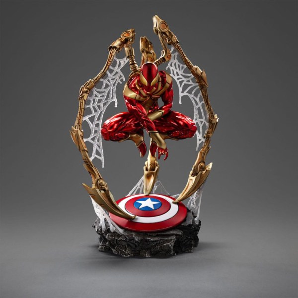 Marvel beeldje Deluxe Art Scale 1/10 Spider-man Iron Armor Comics (CCXP Exclusief 2024) 24 cm