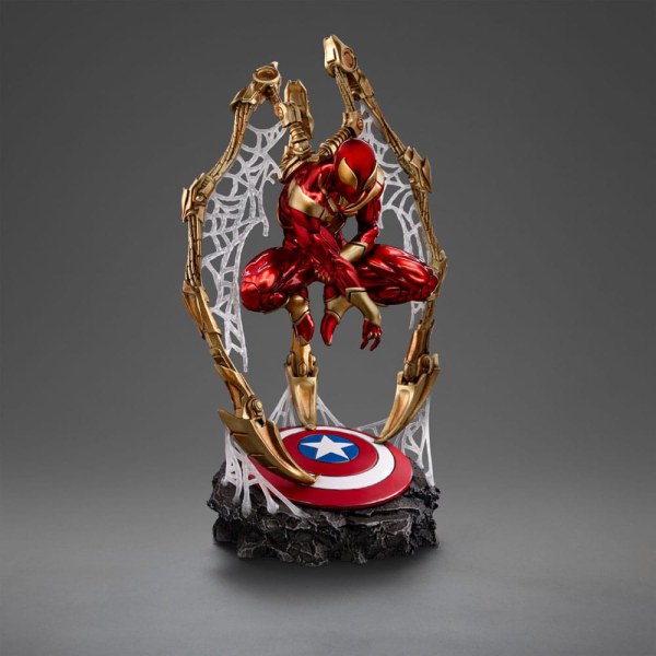 Marvel beeldje Deluxe Art Scale 1/10 Spider-man Iron Armor Comics (CCXP Exclusief 2024) 24 cm
