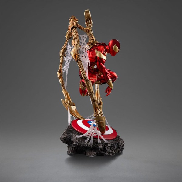 Marvel beeldje Deluxe Art Scale 1/10 Spider-man Iron Armor Comics (CCXP Exclusief 2024) 24 cm