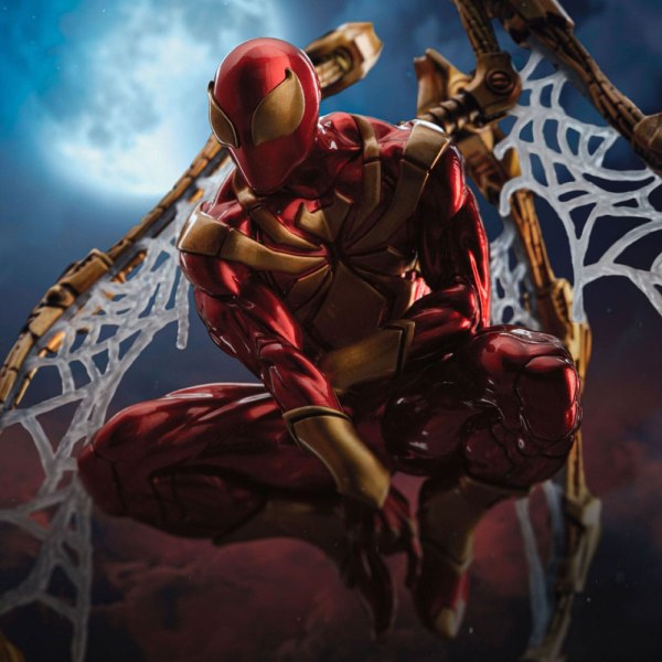 Marvel beeldje Deluxe Art Scale 1/10 Spider-man Iron Armor Comics (CCXP Exclusief 2024) 24 cm