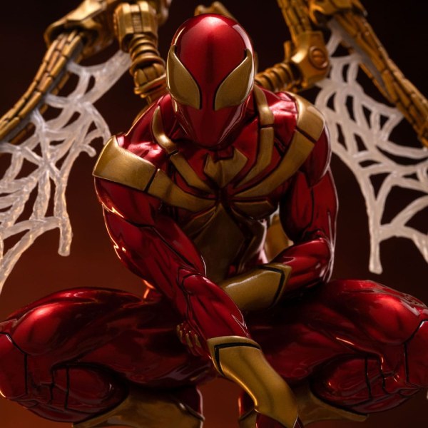 Marvel beeldje Deluxe Art Scale 1/10 Spider-man Iron Armor Comics (CCXP Exclusief 2024) 24 cm