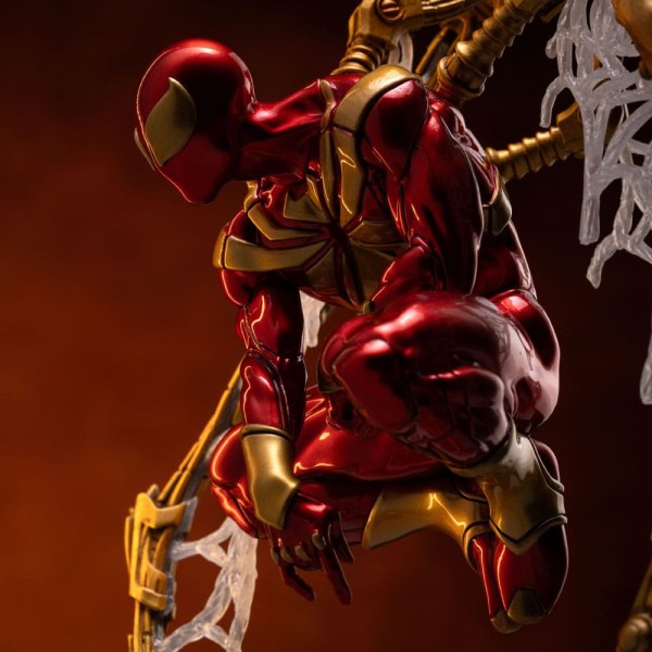 Marvel beeldje Deluxe Art Scale 1/10 Spider-man Iron Armor Comics (CCXP Exclusief 2024) 24 cm