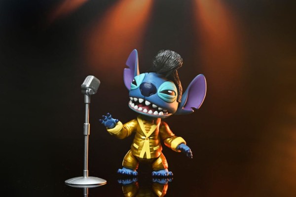 Lilo & Stitch Ultimate Gold Suit Elvis Stitch beeldje 18 cm