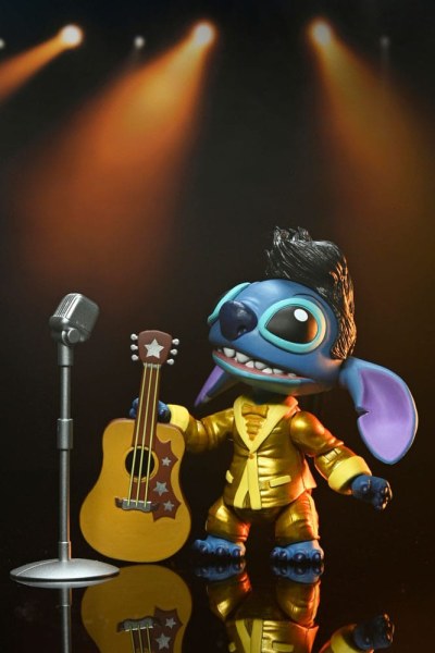 Lilo & Stitch Ultimate Gold Suit Elvis Stitch beeldje 18 cm