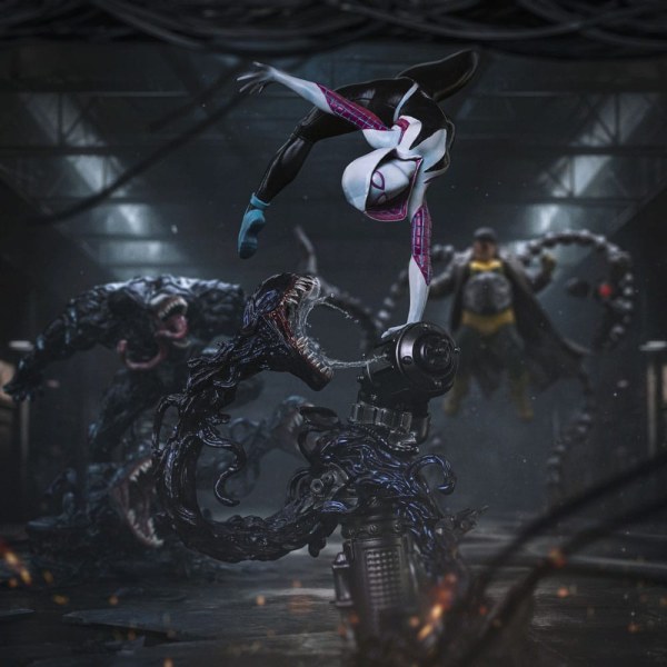 Spider-Man vs Villains beeldje 1/10 Art Scale Ghost Spider Diorama 34 cm