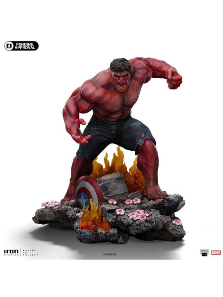 Marvel beeldje 1/10 Art Scale Red Hulk 23 cm