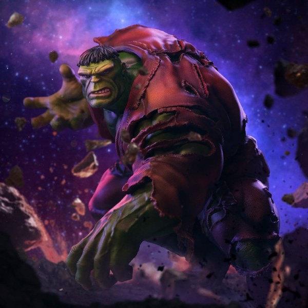 Marvel beeldje 1/10 BDS Art Scale Infinity Gauntlet Hulk Diorama 25 cm
