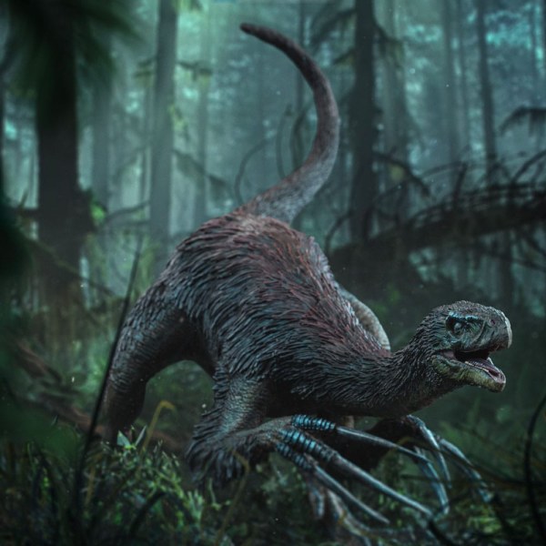 Jurassic World: Dominion beeldje 1/20 Demi Art Scale Therizinosaurus 29 cm