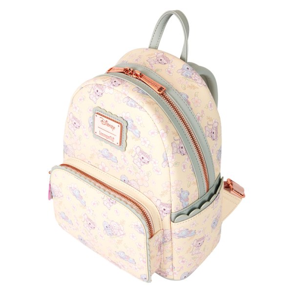 Stitch & Angel Cherry Blossom Mini Rugzak - DISNEY LOUNGEFLY