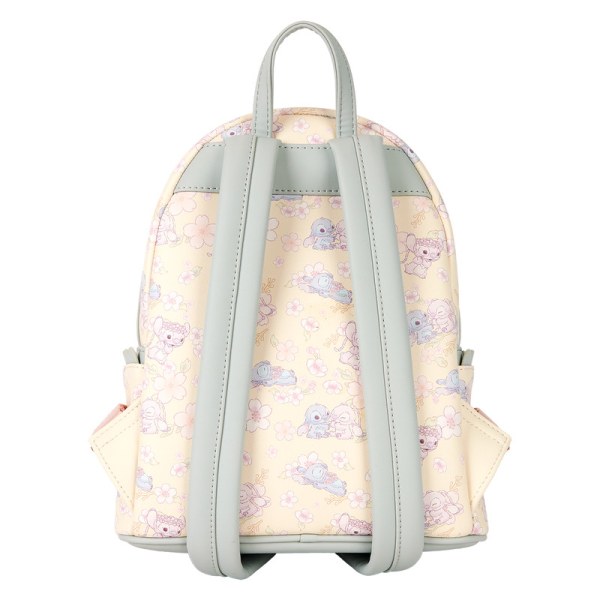 Stitch & Angel Cherry Blossom Mini Rugzak - DISNEY LOUNGEFLY