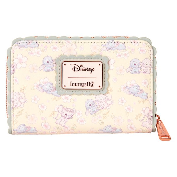 Stitch & Angel Cherry Blossom Portemonnee - DISNEY LOUNGEFLY