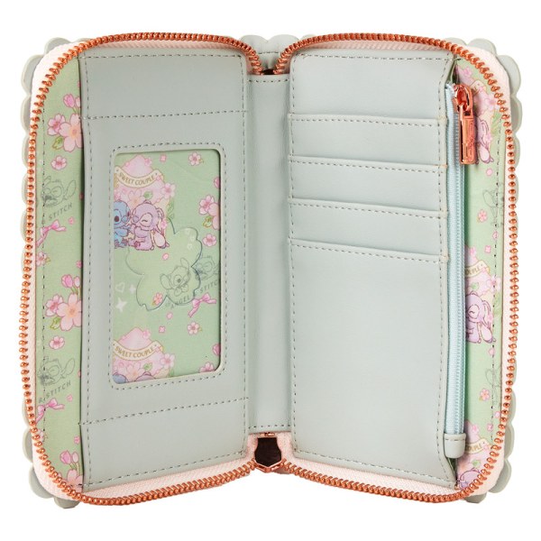 Stitch & Angel Cherry Blossom Portemonnee - DISNEY LOUNGEFLY