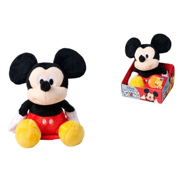 Disney pluche Mickey Schouderruiter 12 cm