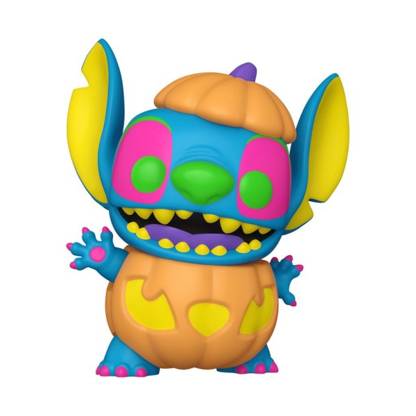 Lilo & Stitch POP! 1498 Disney Vinyl beeldje Blacklight Pompoen Stitch 9 cm